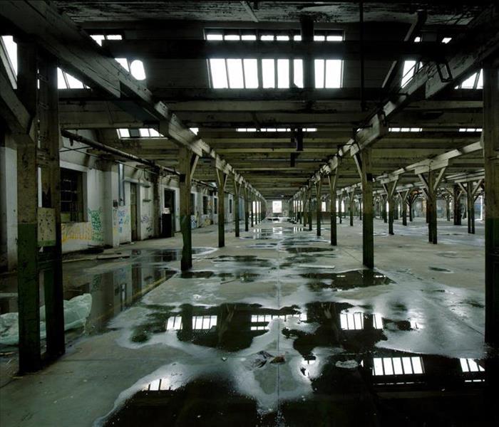 flooded factory