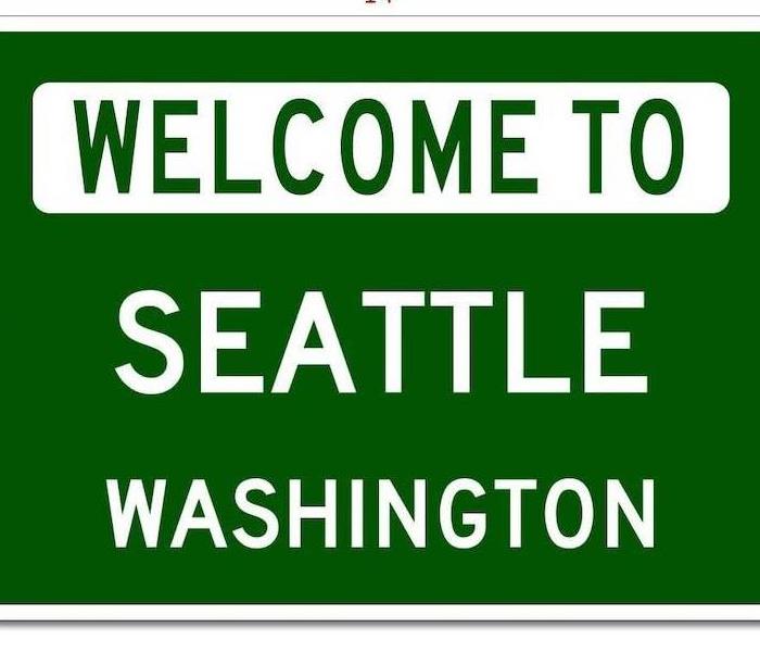 Welcome to Seattle sign.