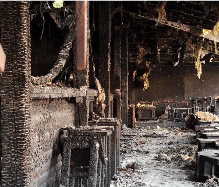 Inside Building After Fire